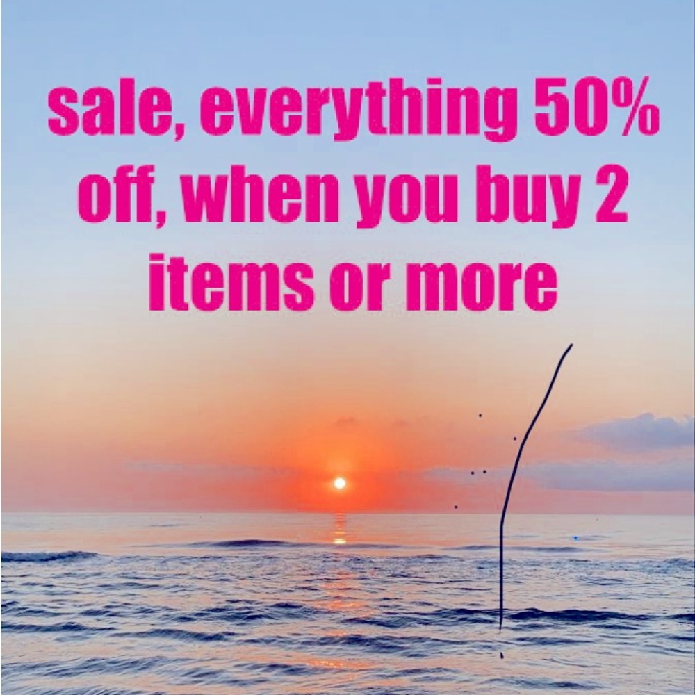 !!SALE EVERYTHING 50%Off when you buy 2 items or more